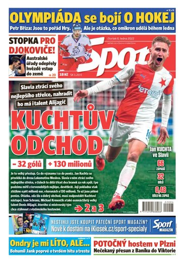 Obálka e-magazínu Sport 6.1.2022