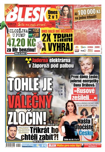 Obálka e-magazínu Blesk 5.3.2022