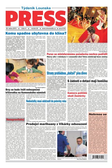 Obálka e-magazínu Lounský press 4/2015