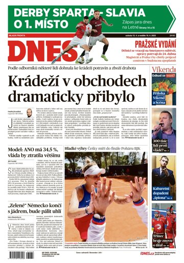 Obálka e-magazínu MF Dnes 15.4.2023