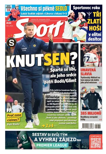 Obálka e-magazínu Sport 30.11.2024