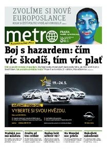 Obálka e-magazínu deník METRO 19.5.2014