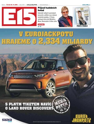 Obálka e-magazínu E15 15.11.2018