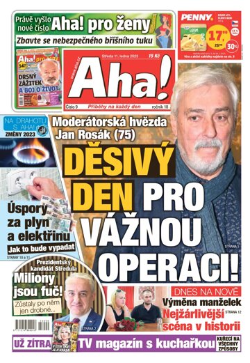 Obálka e-magazínu AHA! 11.1.2023