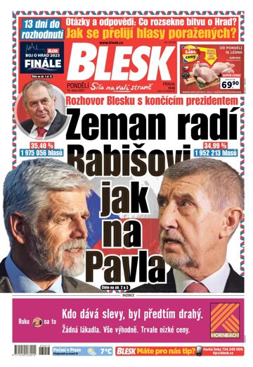 Obálka e-magazínu Blesk 16.1.2023