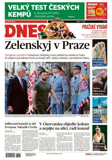 Obálka e-magazínu MF Dnes 7.7.2023