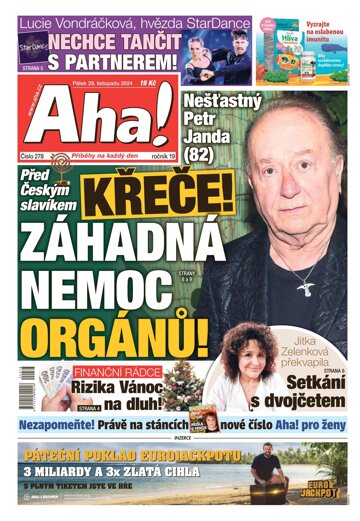 Obálka e-magazínu AHA! 29.11.2024