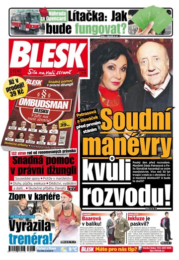 Obálka e-magazínu Blesk 26.1.2016