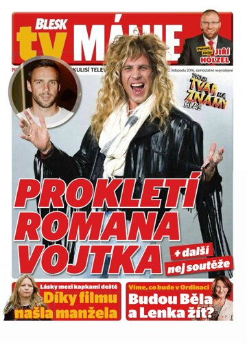 Obálka e-magazínu Blesk Tv manie 12.11.2016