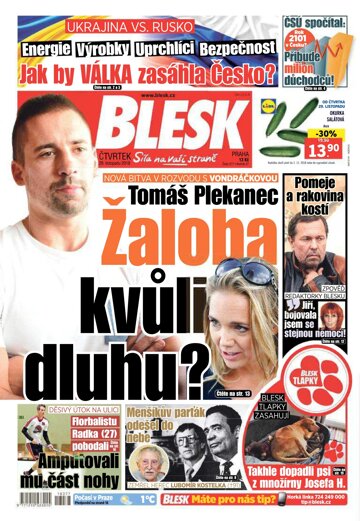 Obálka e-magazínu Blesk 29.11.2018