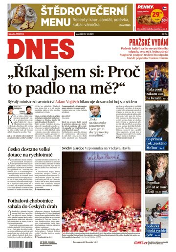 Obálka e-magazínu MF Dnes 20.12.2021