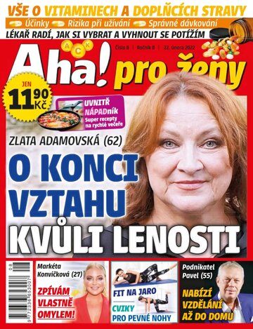 Obálka e-magazínu AHA! pro ženy - 8/2022