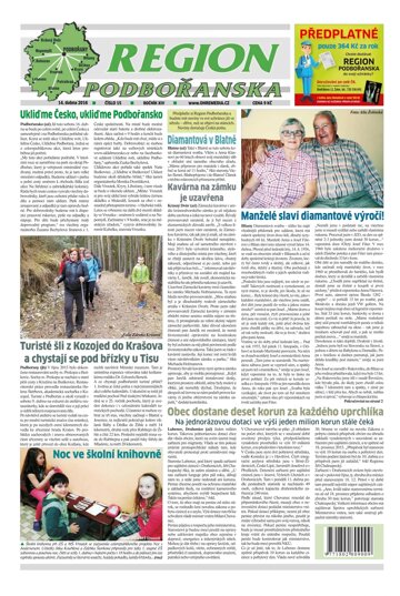 Obálka e-magazínu Region Podbořanska 15/2016