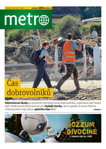 Obálka e-magazínu deník METRO 25.9.2024