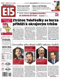 Obálka e-magazínu E15 27.5.2014