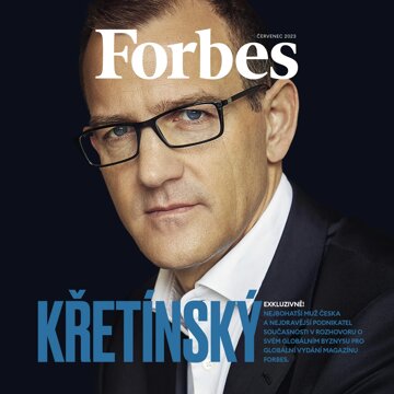 Obálka audioknihy Forbes červenec 2023