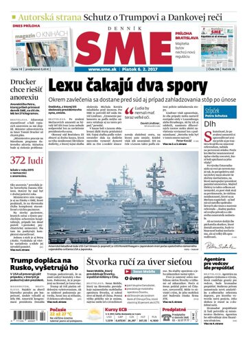 Obálka e-magazínu SME 2.6.2017