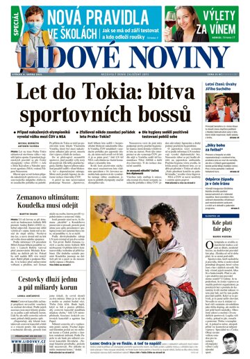 Obálka e-magazínu Lidové noviny 4.8.2021