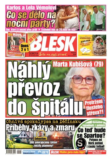 Obálka e-magazínu Blesk 30.7.2022