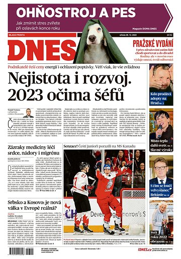 Obálka e-magazínu MF Dnes 28.12.2022