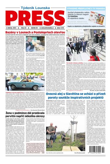 Obálka e-magazínu Lounský press 22/2021