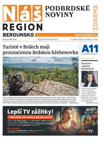 Obálka e-magazínu Náš Region - Berounsko 40/2024