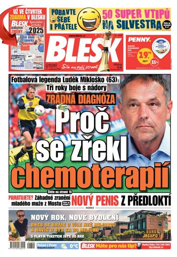 Obálka e-magazínu Blesk 31.12.2024