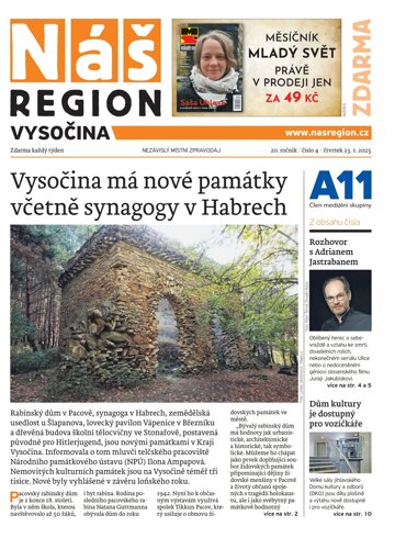 Obálka e-magazínu Náš Region - Vysočina 4/2025