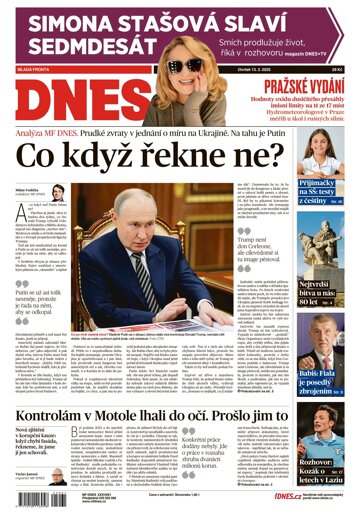 Obálka e-magazínu MF Dnes 13.3.2025