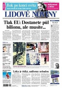 Obálka e-magazínu Lidové noviny 4.1.2014