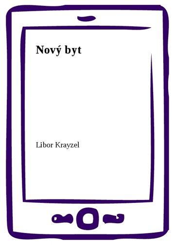 Obálka knihy Nový byt