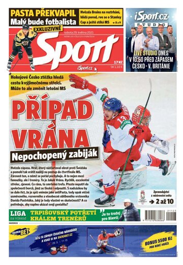 Obálka e-magazínu Sport 29.5.2021