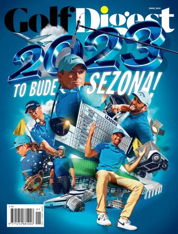 Obálka e-magazínu Golf Digest 1/2023