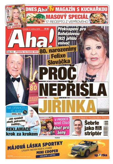 Obálka e-magazínu AHA! 4.5.2023