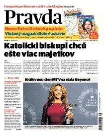 Obálka e-magazínu Pravda 26.8.2014