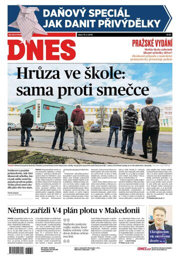 Obálka e-magazínu MF Dnes 16.2.2016