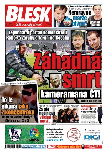 Obálka e-magazínu Blesk 16.2.2016