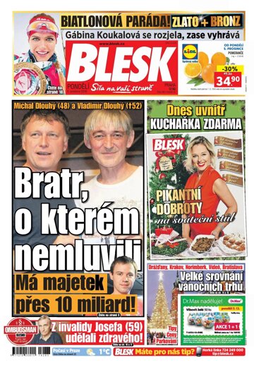 Obálka e-magazínu Blesk 5.12.2016