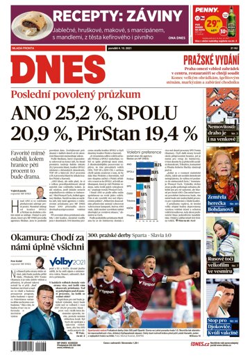 Obálka e-magazínu MF Dnes 4.10.2021