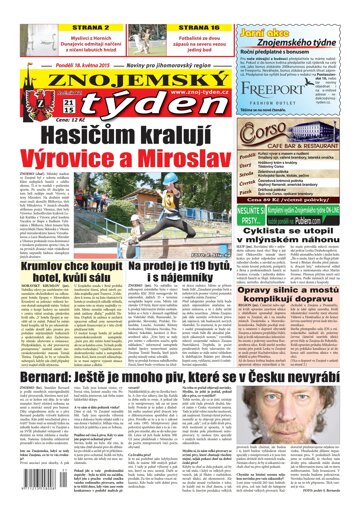 Obálka e-magazínu Znojemský týden 21 / 2015