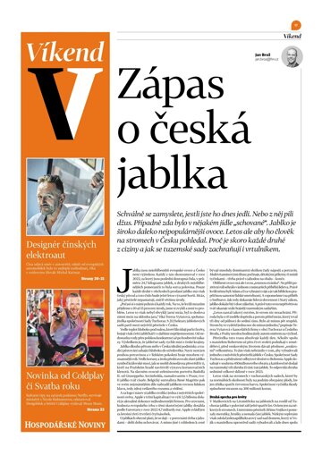 Obálka e-magazínu Hospodářské noviny - příloha Víkend 194 - 4.10.2024 Víkend