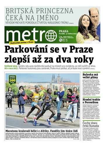 Obálka e-magazínu deník METRO 4.5.2015