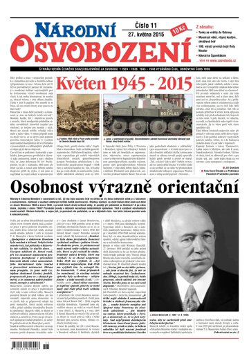 Obálka e-magazínu Národní Osvobození 11/2015