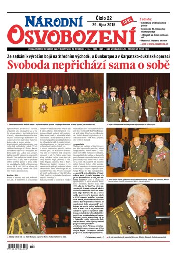 Obálka e-magazínu Národní Osvobození 22/2015