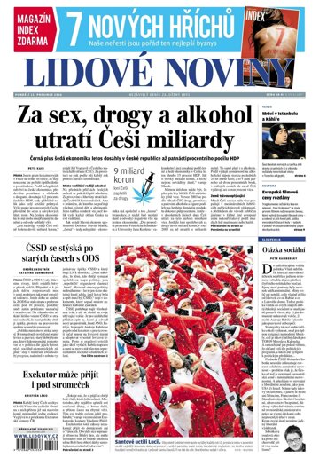 Obálka e-magazínu Lidové noviny 12.12.2016