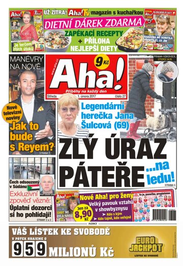 Obálka e-magazínu AHA! 1.2.2017