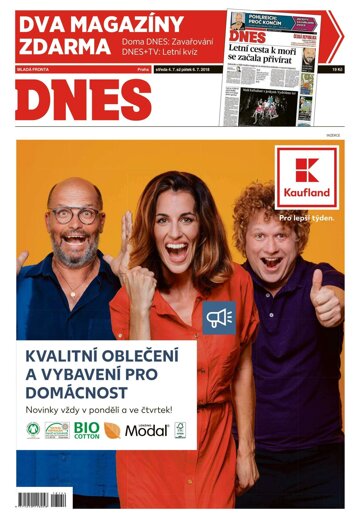 Obálka e-magazínu MF Dnes 4.7.2018