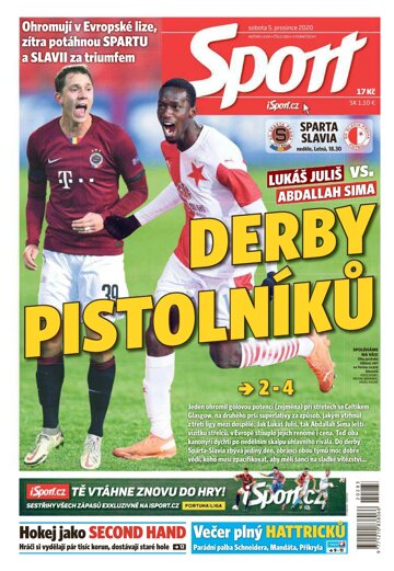 Obálka e-magazínu Sport 5.12.2020