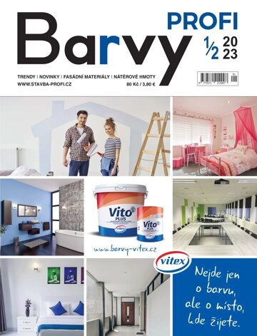 Obálka e-magazínu BARVY Profi 1-2/2023