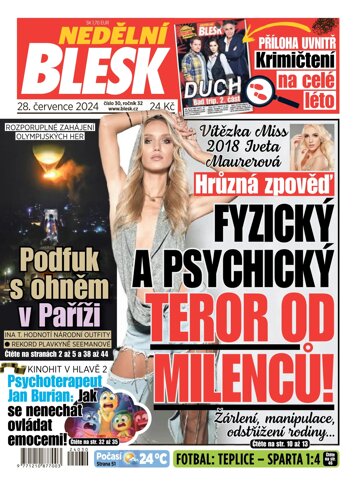 Obálka e-magazínu Nedělní Blesk 28.7.2024